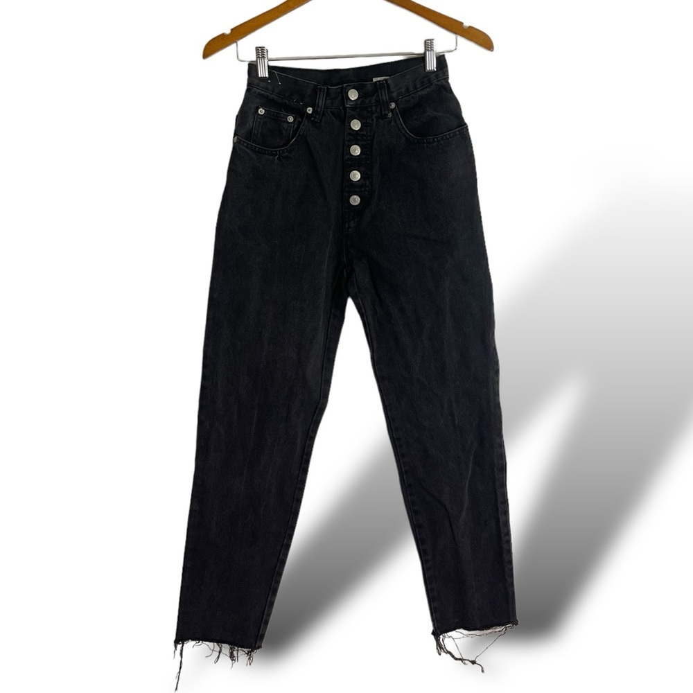 Vintage 90s Jordache High-Waisted Black Straight-Leg Jeans Women’s Size 26​
